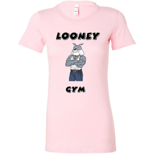 Women's Fitness Short Sleve Tee Shirt | Looney Gym Logo