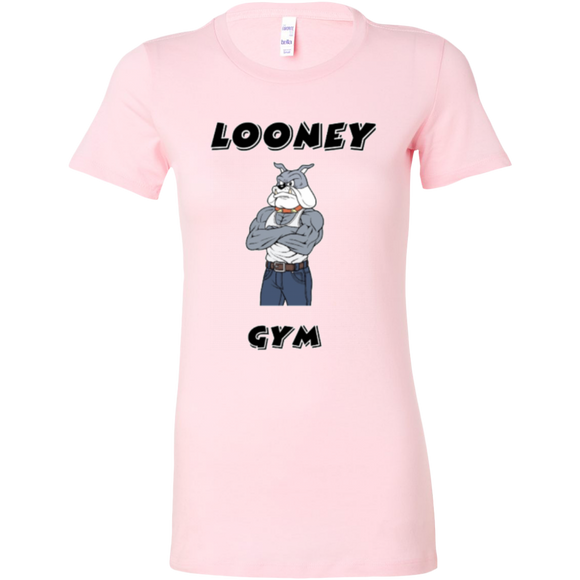 Women's Fitness Short Sleve Tee Shirt | Looney Gym Logo