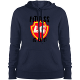 Fitness is Life Shield ladies hoodie