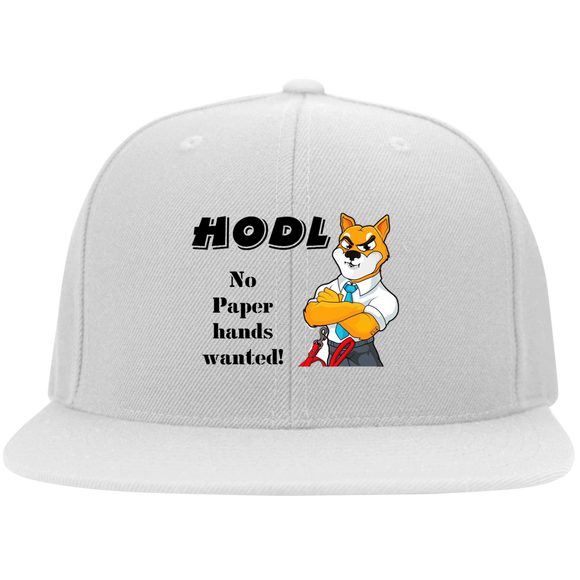 Shiba Inue no paper hands Crypto hat