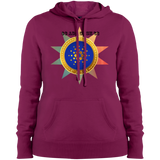 ADAcash sun logo Women's hoodie