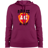 Fitness is Life Shield ladies hoodie