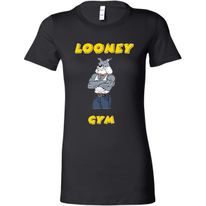 Women's Fitness Short Sleve Tee Shirt | Looney Gym Logo