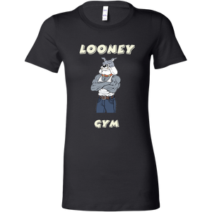 Women's Fitness Short Sleve Tee Shirt | Looney Gym Logo