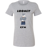 Women's Fitness Short Sleve Tee Shirt | Looney Gym Logo